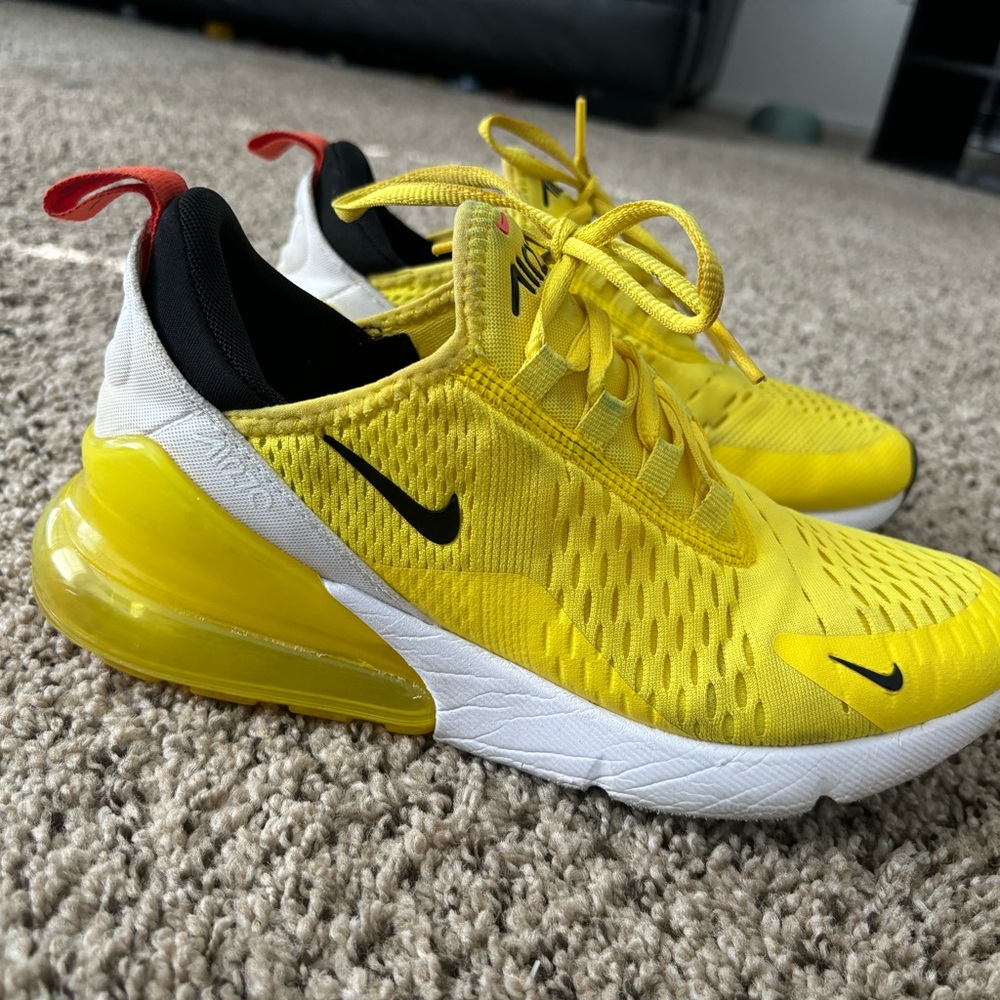 Nike air max 270- yellow strike size 7.5
